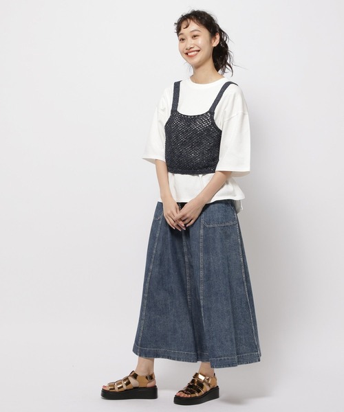 niko and...（ニコアンド）の「COLORマイスターTEE（Tシャツ/カットソー・レディース・ブラック/アイボリー/グレー/ブルー/オフホワイト/ピンク/チャコール/イエロー・SHORT/MEDIUM）」の17枚目の写真