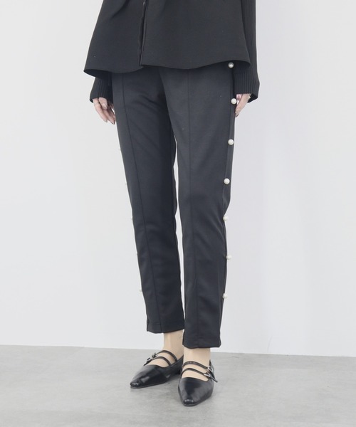 【新品未使用】SONO パールパンツ スリムテーパードパンツ 黒 BOTTOMS – SONO LIMITED STORE