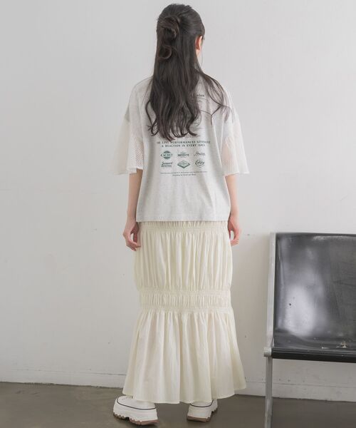 RETRO GIRL（レトロガール）の「アソートギャザーSK（スカート・レディース・ブラック/アイボリー/ブルー/ブラック系その他4・FREE）」の10枚目の写真