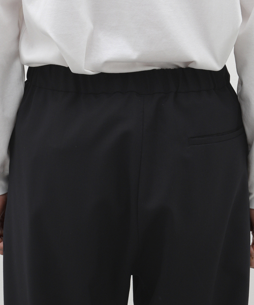 EDIFICE LA BOUCLE（エディフィスラブークル）の「LA BOUCLE (ラブークル) テックウール ワイド パンツ（スラックス・メンズ・ブラウン/グレー/ネイビー・3/2）」の9枚目の写真