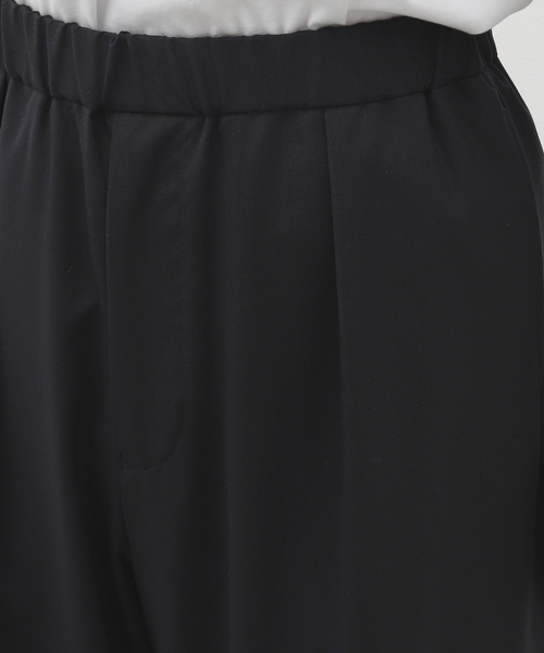 EDIFICE LA BOUCLE（エディフィスラブークル）の「LA BOUCLE (ラブークル) テックウール ワイド パンツ（スラックス・メンズ・ブラウン/グレー/ネイビー・3/2）」の12枚目の写真