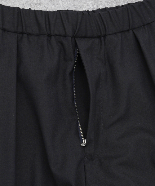 EDIFICE LA BOUCLE（エディフィスラブークル）の「LA BOUCLE (ラブークル) テックウール ワイド パンツ（スラックス・メンズ・ブラウン/グレー/ネイビー・3/2）」の14枚目の写真