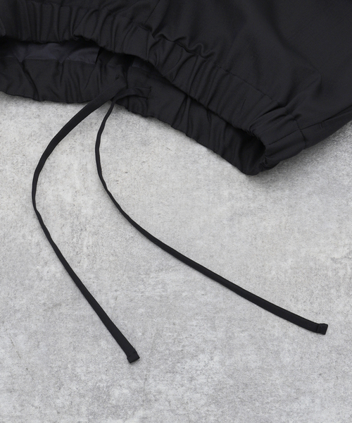 EDIFICE LA BOUCLE（エディフィスラブークル）の「LA BOUCLE (ラブークル) テックウール ワイド パンツ（スラックス・メンズ・ブラウン/グレー/ネイビー・3/2）」の15枚目の写真