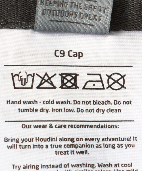 HOUDINI（フディーニ）の「HOUDINI / フーディニ C9 Cap 840007（キャップ・メンズ・ブラック/カーキ・FREE）」の12枚目の写真