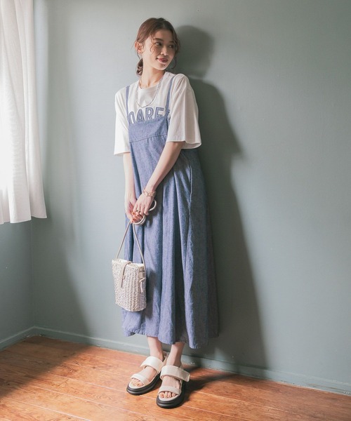 studio CLIP（スタディオクリップ）の「アソートロゴTシャツ（Tシャツ/カットソー・レディース・ライトグレー/オフホワイト/ブラック/アイボリー/ライトブルー/イエロー/ピンク・FREE）」の12枚目の写真