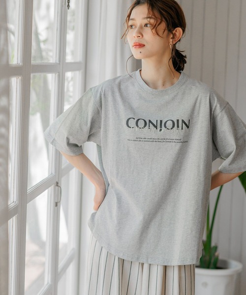 studio CLIP（スタディオクリップ）の「アソートロゴTシャツ（Tシャツ/カットソー・レディース・ライトグレー/オフホワイト/ブラック/アイボリー/ライトブルー/イエロー/ピンク・FREE）」の16枚目の写真