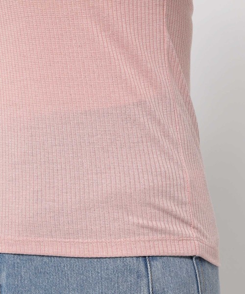 mysty woman（ミスティウーマン）の「ラメ2WAYインナープルオーバー　128890（Tシャツ/カットソー・レディース・ブラック/オフホワイト/ピンク・FREE）」の16枚目の写真