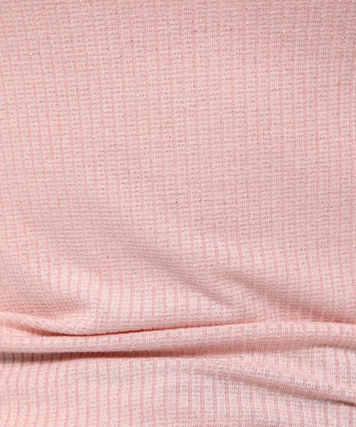 mysty woman（ミスティウーマン）の「ラメ2WAYインナープルオーバー　128890（Tシャツ/カットソー・レディース・ブラック/オフホワイト/ピンク・FREE）」の15枚目の写真