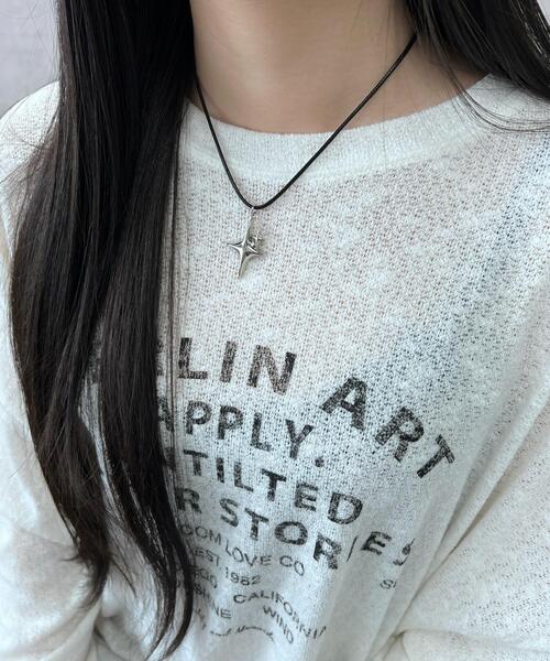 Figments（フィグメンツ）の「スパークルネックレス（ネックレス・レディース・シルバー・FREE）」の6枚目の写真