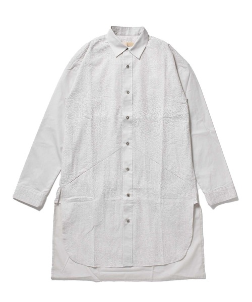 meagratia（メアグラーティア）の「long shirts（シャツ/ブラウス・レディース・アイボリー/グレー・2/3/4）」の12枚目の写真