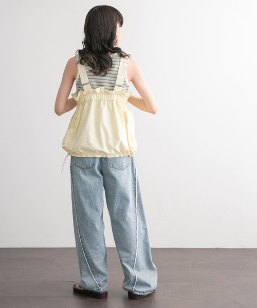 KBF（ケイビーエフ）の「2WAYハンティングベスト（ベスト・レディース・カーキ/アイボリー・ONE）」の9枚目の写真