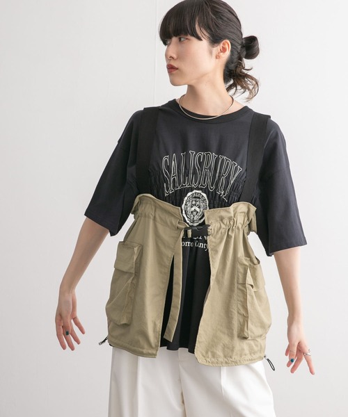 KBF（ケイビーエフ）の「2WAYハンティングベスト（ベスト・レディース・カーキ/アイボリー・ONE）」の11枚目の写真