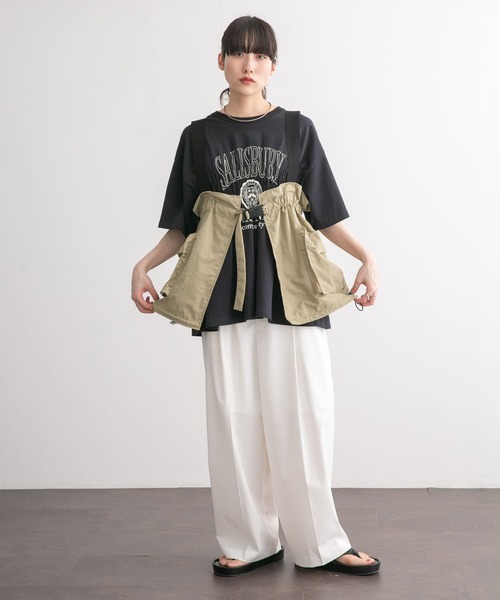 KBF（ケイビーエフ）の「2WAYハンティングベスト（ベスト・レディース・カーキ/アイボリー・ONE）」の15枚目の写真