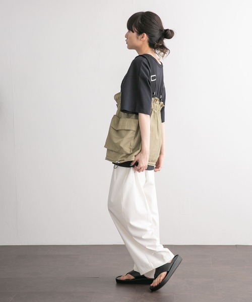 KBF（ケイビーエフ）の「2WAYハンティングベスト（ベスト・レディース・カーキ/アイボリー・ONE）」の16枚目の写真