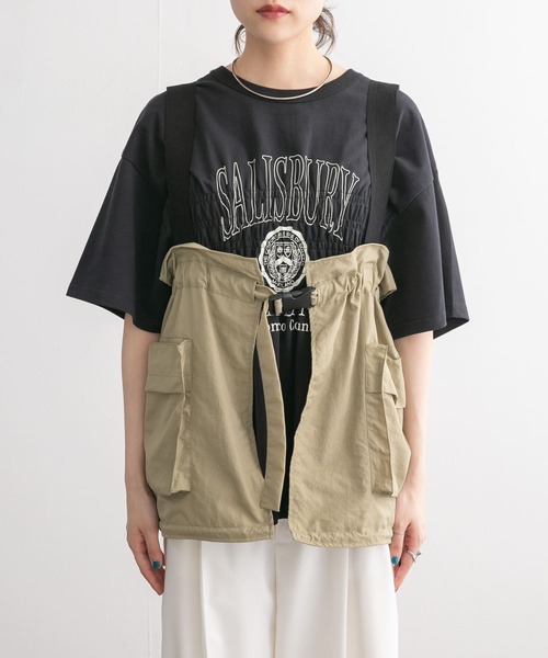 KBF（ケイビーエフ）の「2WAYハンティングベスト（ベスト・レディース・カーキ/アイボリー・ONE）」の18枚目の写真