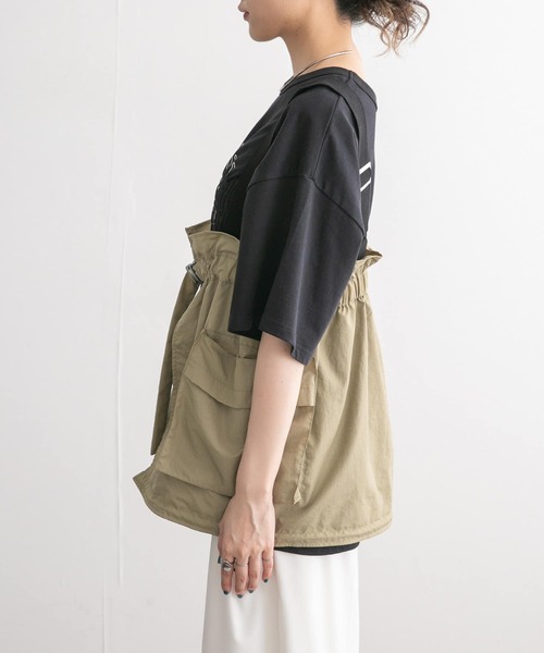 KBF（ケイビーエフ）の「2WAYハンティングベスト（ベスト・レディース・カーキ/アイボリー・ONE）」の19枚目の写真