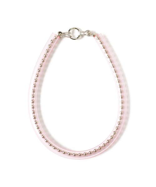 BEAMS BOY（ビームスボーイ）の「PIKE / 別注 クリア ブレスレット（ブレスレット・レディース・ブルー/イエロー/ホワイト/ピンク・ONE SIZE）」の4枚目の写真