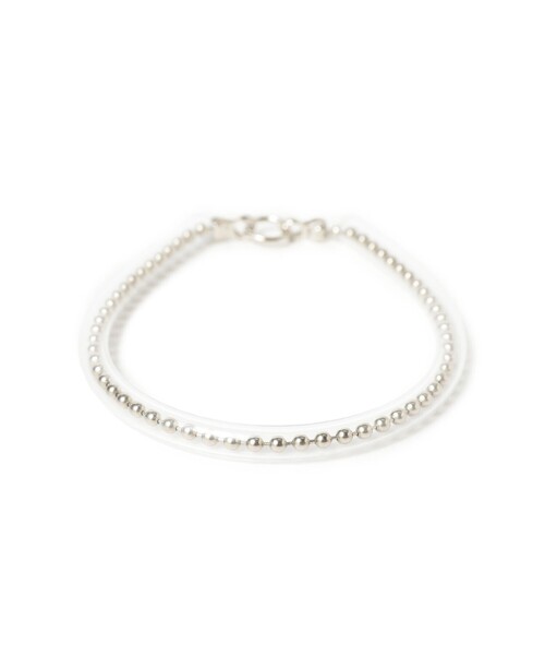 BEAMS BOY（ビームスボーイ）の「PIKE / 別注 クリア ブレスレット（ブレスレット・レディース・ブルー/イエロー/ホワイト/ピンク・ONE SIZE）」の5枚目の写真