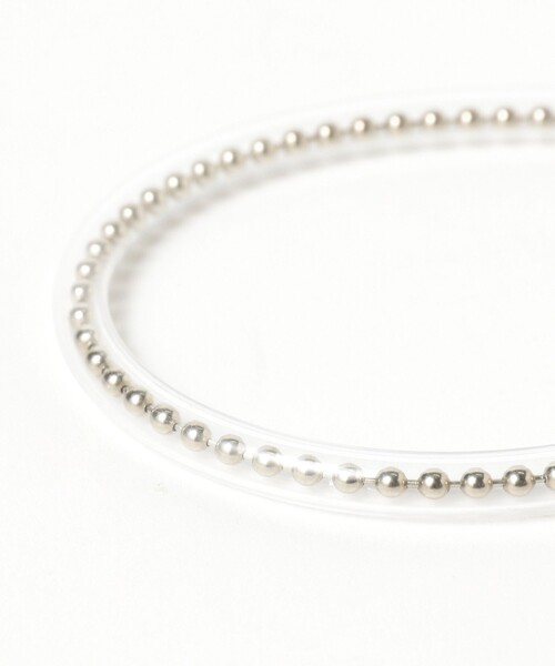 BEAMS BOY（ビームスボーイ）の「PIKE / 別注 クリア ブレスレット（ブレスレット・レディース・ブルー/イエロー/ホワイト/ピンク・ONE SIZE）」の6枚目の写真