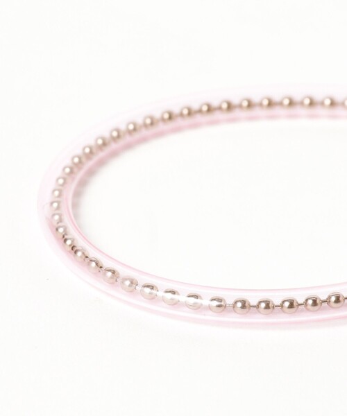 BEAMS BOY（ビームスボーイ）の「PIKE / 別注 クリア ブレスレット（ブレスレット・レディース・ブルー/イエロー/ホワイト/ピンク・ONE SIZE）」の9枚目の写真