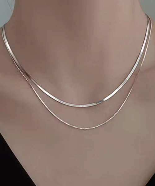 Port(ポート)の「【 Port / ポート 】 シンプル スネーク チェーン ネックレス / チェーンネックレス(ネックレス・レディース・シルバー系その他/シルバー/シルバー系その他2/シルバー系その他3/シルバー系その他4・FREE)」の4枚目の写真