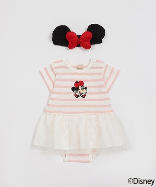 petit main(プティマイン)の「【Disney】ヘアバンドつきロンパース(ロンパース・キッズ・ピンク/ラベンダー・80cm/70cm)」の2枚目の写真