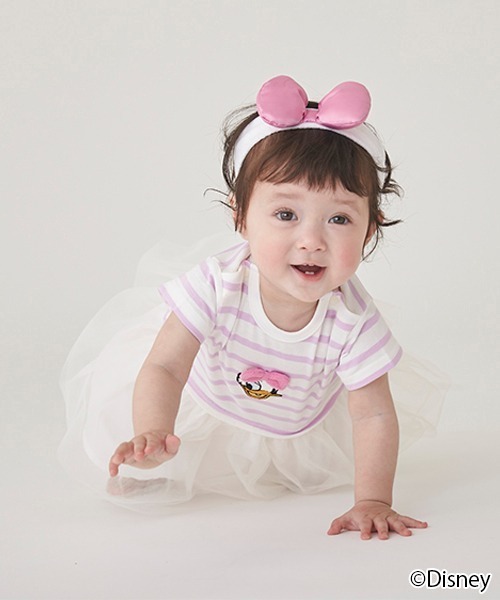 petit main(プティマイン)の「【Disney】ヘアバンドつきロンパース(ロンパース・キッズ・ピンク/ラベンダー・80cm/70cm)」の16枚目の写真