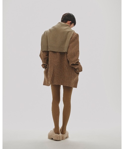 トゥデイフル　100パーセントウールジャケット Wool100% Check Jacket（テーラードジャケット）｜TODAYFUL