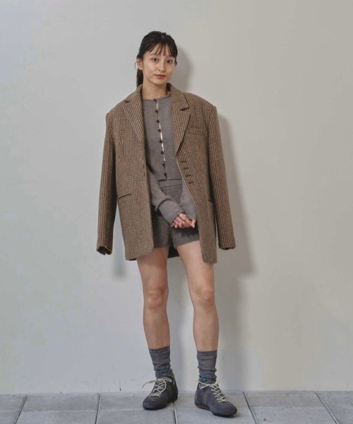 ジャケット・アウター TODAYFUL OVER CHECK COAT todayful over check coat