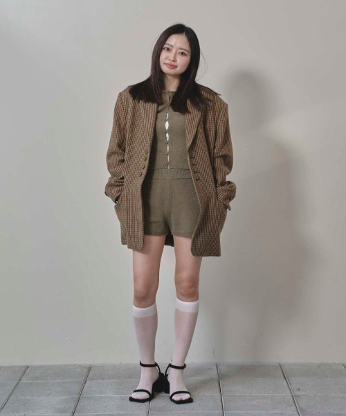 Wool100% Check Jacket（テーラードジャケット）｜TODAYFUL