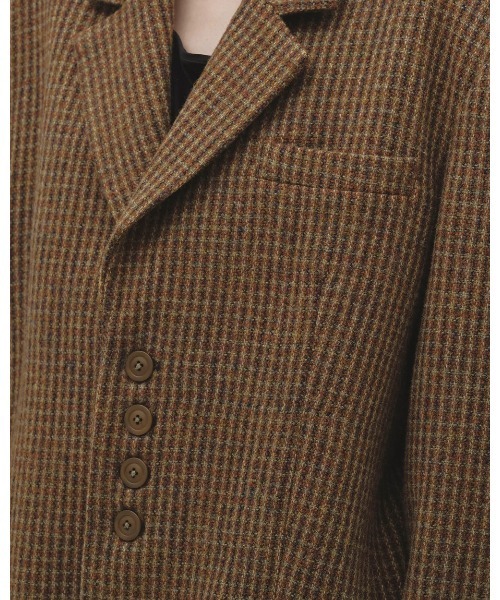 Wool100% Check Jacket（テーラードジャケット）｜TODAYFUL（トゥデイ