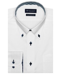 TOKYO SHIRTS | 超形態安定ノーアイロン ボタンダウン 長袖ビジネスワイシャツ(ビジネスシャツ)