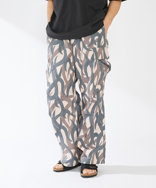 【セール】CAMOUFLAGE CARGO PANTS（カーゴパンツ）｜B.C STOCK（ベーセーストック）