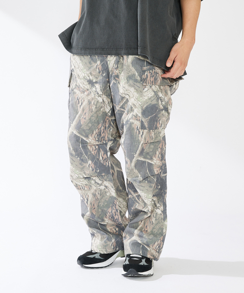 【セール】CAMOUFLAGE CARGO PANTS（カーゴパンツ）｜B.C STOCK（ベーセーストック）