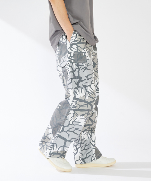 【セール】CAMOUFLAGE CARGO PANTS（カーゴパンツ）｜B.C STOCK（ベーセーストック）