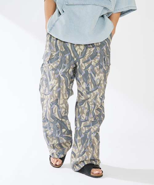 【セール】CAMOUFLAGE CARGO PANTS（カーゴパンツ）｜B.C STOCK（ベーセーストック）