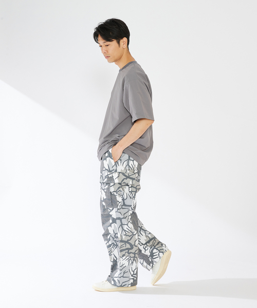 【セール】CAMOUFLAGE CARGO PANTS（カーゴパンツ）｜B.C STOCK（ベーセーストック）