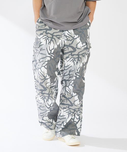 【セール】CAMOUFLAGE CARGO PANTS（カーゴパンツ）｜B.C STOCK（ベーセーストック）