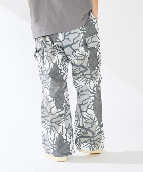 【セール】CAMOUFLAGE CARGO PANTS（カーゴパンツ）｜B.C STOCK（ベーセーストック）