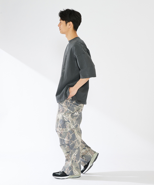 【セール】CAMOUFLAGE CARGO PANTS（カーゴパンツ）｜B.C STOCK（ベーセーストック）