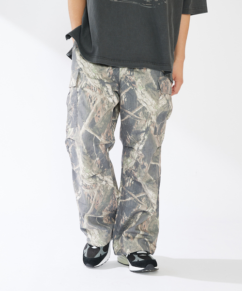 【セール】CAMOUFLAGE CARGO PANTS（カーゴパンツ）｜B.C STOCK（ベーセーストック）