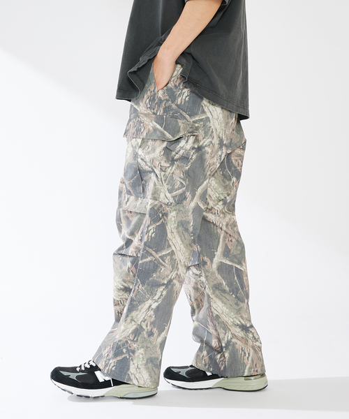 【セール】CAMOUFLAGE CARGO PANTS（カーゴパンツ）｜B.C STOCK（ベーセーストック）