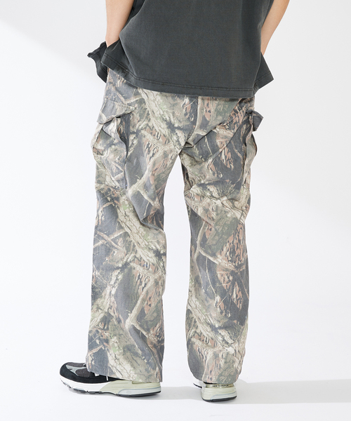 【セール】CAMOUFLAGE CARGO PANTS（カーゴパンツ）｜B.C STOCK（ベーセーストック）