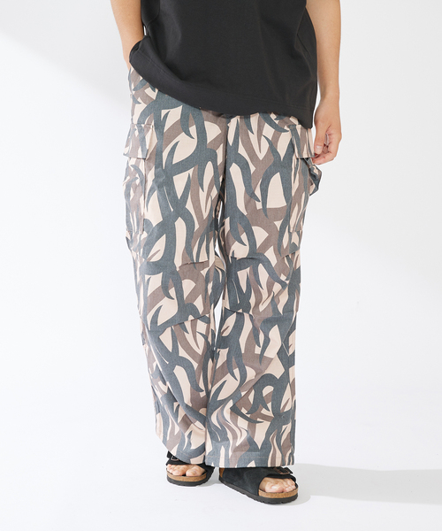 【セール】CAMOUFLAGE CARGO PANTS（カーゴパンツ）｜B.C STOCK（ベーセーストック）