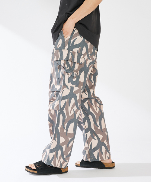 【セール】CAMOUFLAGE CARGO PANTS（カーゴパンツ）｜B.C STOCK（ベーセーストック）