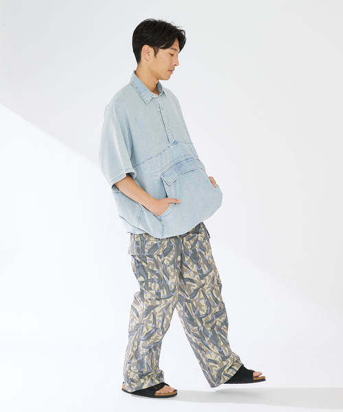【セール】CAMOUFLAGE CARGO PANTS（カーゴパンツ）｜B.C STOCK（ベーセーストック）