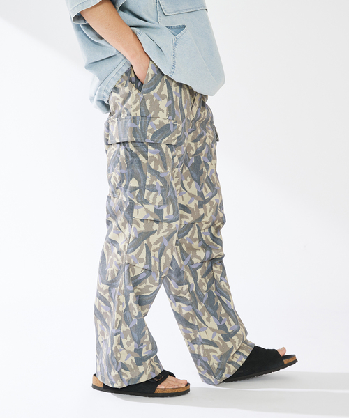 【セール】CAMOUFLAGE CARGO PANTS（カーゴパンツ）｜B.C STOCK（ベーセーストック）