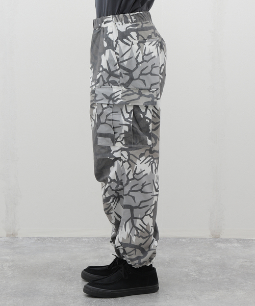 【セール】CAMOUFLAGE CARGO PANTS（カーゴパンツ）｜B.C STOCK（ベーセーストック）