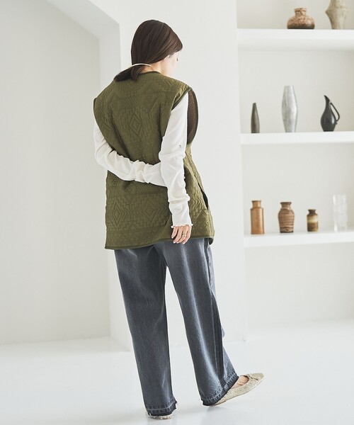 coen（コーエン）の「【スタイルアップ叶う】サイドラインカットオフバギーデニムパンツ（デニムパンツ・レディース・ダークグレー/コバルトブルー/ライトブルー・S/L/M）」の15枚目の写真