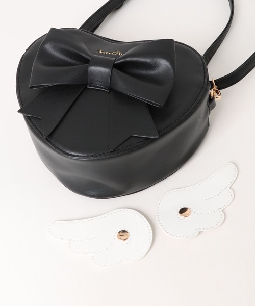 ANGELICPRETTY リボン付き 2way ショルダーバッグ Amazon | [anilet+] フロントリボン キッズ 2Wayかぶせ